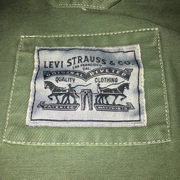 army green levi jackett - Picture 4 of 7
